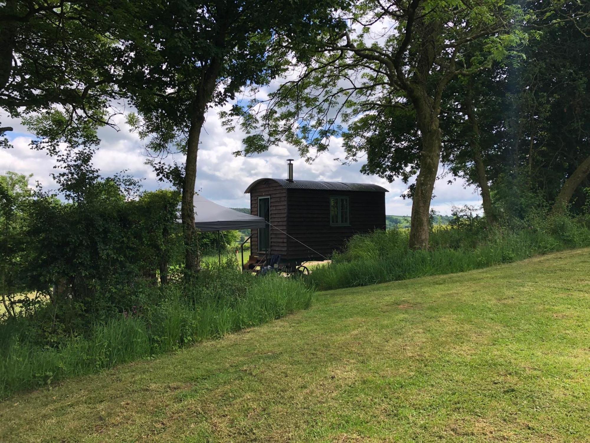 The Shepherds Hut At The Shippen, Tiphayes Honiton Buitenkant foto